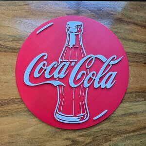 Coca Cola 3D Printed Sign